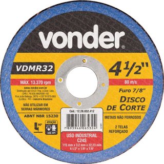 DISCO CORTE 115,0X3,2X22,23 VDMR32VONDER
