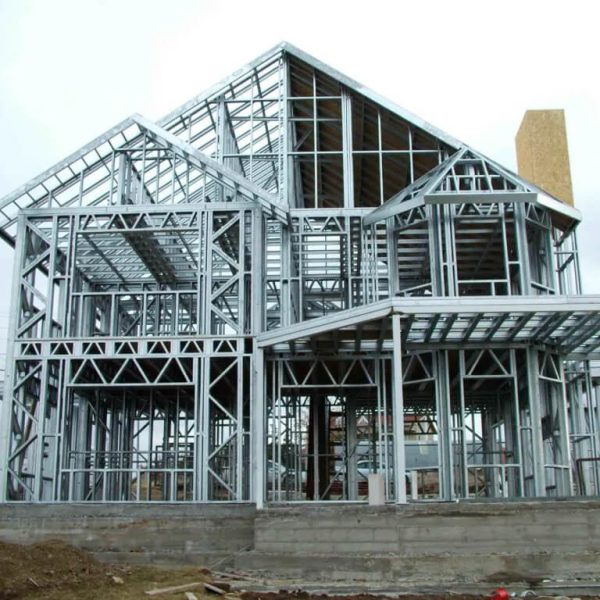 imagem casa com estrutura em steel frame